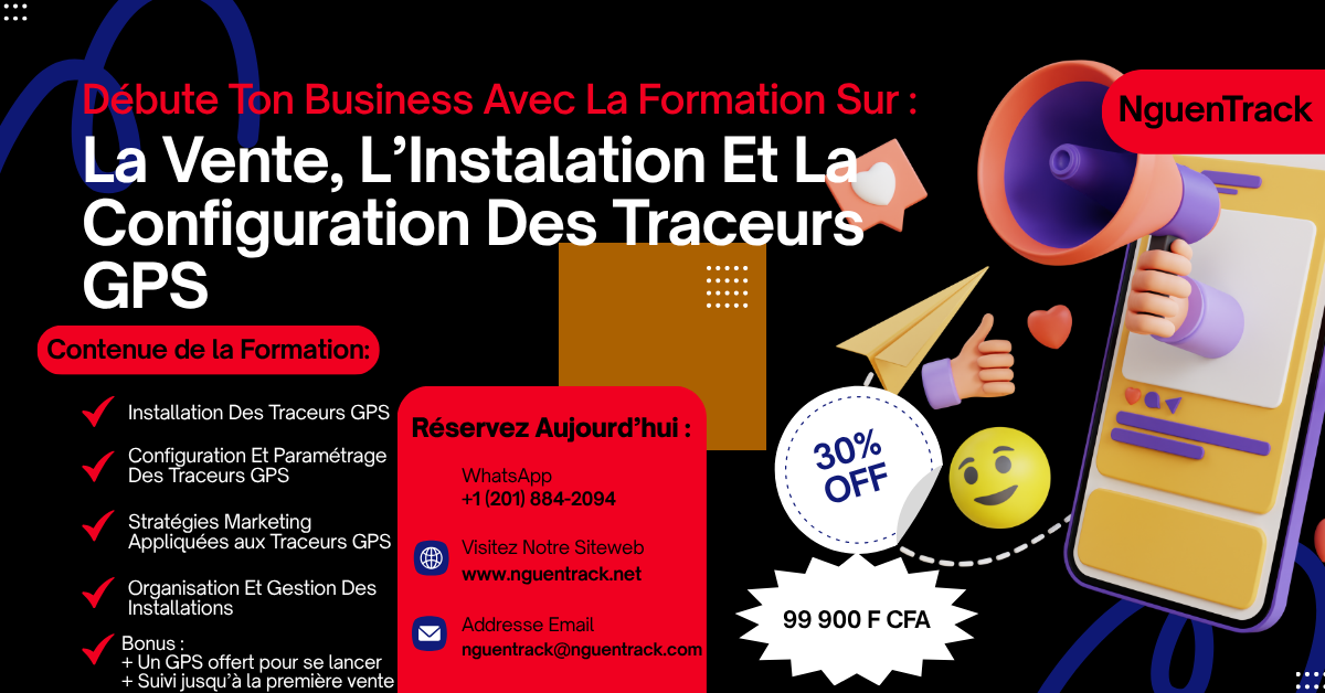 Formation Complète : Vente, Installation et Configuration de Traceurs GPS