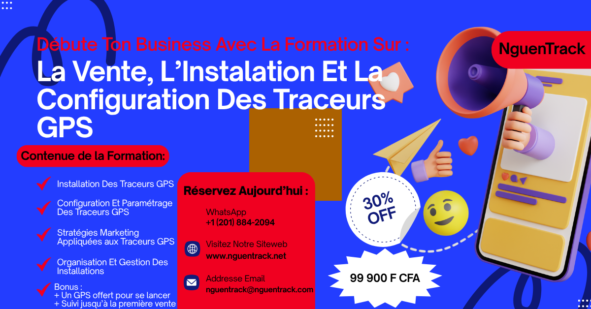 Formation Complète : Vente, Installation et Configuration de Traceurs GPS